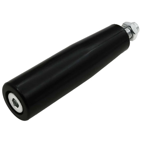 Two Pack M10 Revolving Hand Knob with Plastic Housing and Metal Nut for Lathe Tailstock Table Saw, black knob image
