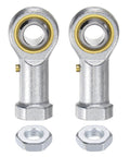 2 Pack PHS10 M10 Female Rod End Bearing Right Hand Thread M10x1.5 Self Lubricating Joint With Jam Nut Included 10mm Rod End