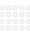 M10 Silicone Flat Washer Set 20 Pieces 10mm ID 35mm OD 2mm Thick White Gaskets For Faucets Pipes Hoses Showers Doors Handles Seamless Leak Proof