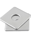 10 Pack M10 Square Bearing Plate Washers 304 Stainless Steel Heavy Duty Flat Spacers stacked, enhancing stability in structures.