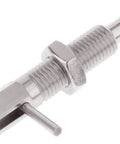 Two Pack Retractable Indexing Plunger Pin M10 Stainless Steel Spring Latch Locking Pin For Machinery And Equipment Built For Rugged Work