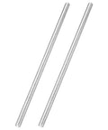 Two pack M10 x 1.25 stainless threaded rods, 300 mm long, 304 stainless steel, fully threaded for strong, corrosion resistant fasteners