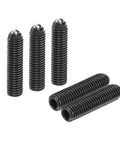 5 Pack M10 X 40mm Screw Thread Ball Plungers With Hex Socket High Carbon Steel Spring Plungers For Lubrication And Pneumatic Tools