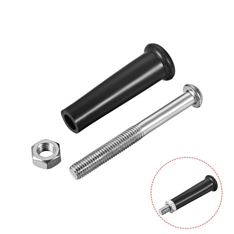 M10x50mm Threaded Revolving Handle Knobs 2 Pack Clamping Handles for durable plastic and metal construction components