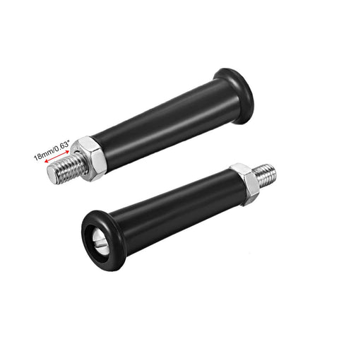 M10x50mm Threaded Revolving Handle Knobs 2 Pack Clamping Handles For Durable Plastic And Metal Construction