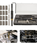 M11 x 1.5 Head Bolt Thread Repair Kit with wire inserts, drill, driver, hex wrench for various car brands by Saihisday