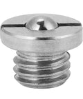 M12 11.5mm Stainless Steel Threaded Flanged Ball Spring Plunger - VXB Ball Bearings