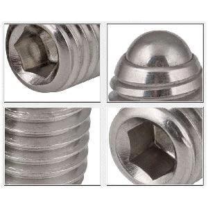 M12 25mm Length - Stainless Steel Ball Plunger / Hex Head - Buy Bearings online - Fast US Shipping