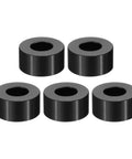 Durable Aluminum Spacers Set, Five Pack From PATIKIL, M12 Aluminum Spacers With One Inch Outer Diameter And One Half Inch Length, Black Anodized Finish, Round Standoffs For Half Inch Or M12 Bolts, Corrosion Resistant And Long Lasting