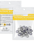 M12 Nylon Insert Hex Lock Nuts Set Of 10 DIN 985 Stainless Steel A2 in plastic packaging for industrial fasteners