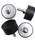 M12 Rubber Vibration Isolator With Threaded Studs And Lock Nuts For Quiet, Effective Vibration Damping In Motors, Pumps And Compressors
