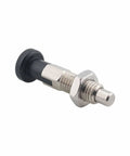 M12 Self Locking Stainless Steel Spring Locating Pin With Ball Nose Plunger And Knob, side view