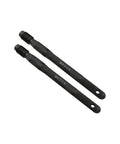 Two Piece Stainless Steel M14x1.5 Wheel Alignment Pins for mounting tires with lug bolts, shown in black finish
