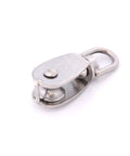 Stainless Steel M15 Wheel Swivel Pulley Block Heavy Duty Steel Single Wheel Swivel Lifting Rope Pulley for Wire Rope