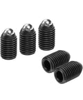 10 Pack M16 25mm Screw Thread Ball Plungers With Hex Socket High Carbon Steel Construction For Lubrication And Pneumatic Tools Black Finish