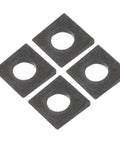 M16 Beveled Square Washers 4 Pcs Carbon Steel Black Thickness 2 To 7.8mm