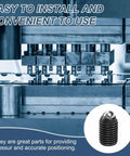 10 Pack M16 25mm Screw Thread Ball Plungers With Hex Socket High Carbon Steel Construction For Lubrication And Pneumatic Tools Black Finish