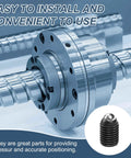 Precision equipment with 10 Pieces M16 By 20mm Screw Thread Ball Plunger With Hex Socket inset, for lubrication and pneumatic tools.