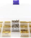 290 Piece M2.5 Hex Brass Spacer Standoff Kit With Screws And Nuts For Motherboard And Electronics Copper Yellow And Stainless Steel Assortment