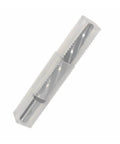Half Inch Bridge Reamer Set For Metal Work M2 HSS Car Reamer Tapered Alignment Reamer Drill Bit With Spiral Flute And Straight Shank Chucking Reamers For Precise Hole Finishing And Deburring in plastic case.