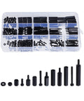 320 Piece M2 Nylon Hex Spacer Standoff Kit With Male And Female Screws Nuts And Mounting Hardware For PCBs And Motherboards In A Durable Plastic Storage Case