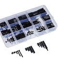 320 Piece M2 Nylon Hex Spacer Standoff Kit With Male And Female Screws Nuts And Mounting Hardware For PCBs And Motherboards In A Durable Plastic Storage Case