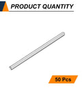 50Pcs M2 Dowel Pins 2mm by 30mm Stainless Steel 304 Cylindrical Shelf Support Peg Pins shown on white background