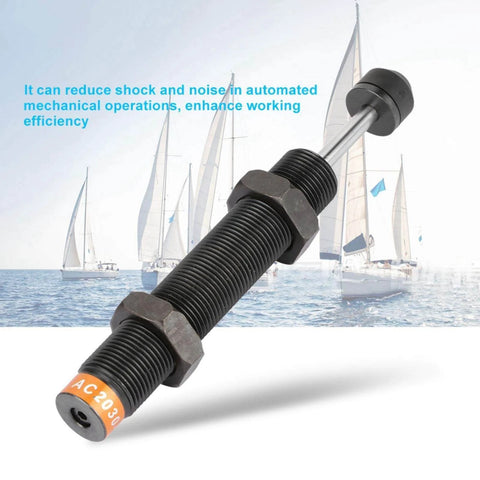 Heavy-Duty M20 X 30mm Oil Pressure Shock Absorber With Adjustable Pneumatic Plunger And Hydraulic Buffer For Air Cylinder AC2030-2
