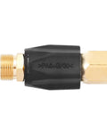 Side view of Adjustable Pressure Regulator For Pressure Washer With M22 Connector Up To 4000 PSI Dial In Exact Water Pressure