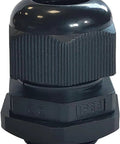 M22x1.5 Nylon Cable Gland Waterproof IP68 Black Cord Gripper Fitting With Adjustable Sealing Nut Strain Relief RoHS Compliant