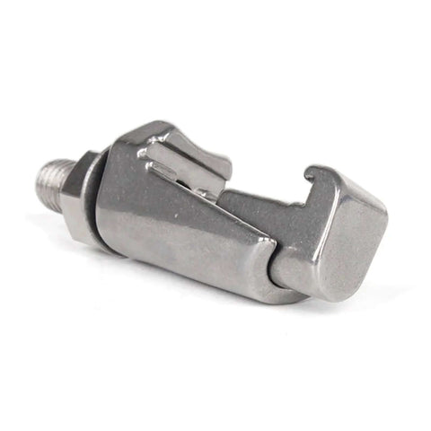 M24 304 Stainless Steel Vacuum Caliper Screw Quick Type C Clamp Hook Bolt for industrial fastening, side view