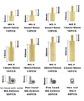 M2.5 Brass Male And Female Threaded Hex Standoffs Spacers And Stainless Phillips Screw Nuts Assortment Kit For Electronics