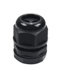 M25 Cable Gland 2 Hole Nylon Waterproof IP68 Adjustable Locknut for 4 to 8 mm Wire Diameter Bayonet Entry Dustproof Connector