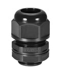 Heavy Duty M25 Cable Gland With Two Holes IP68 Waterproof Nylon Joint Adjustable Locknut For 4mm To 8mm Wire Diameter