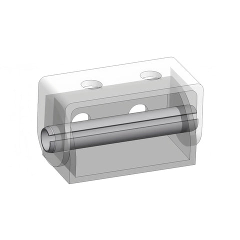 Illustration of M2.5 x 12mm slotted spring pin in machinery component, highlighting its use in securing and fastening.