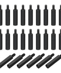 48 Pack M3 Hex Standoff Kit Pro Grade Carbon Steel PCB Spacer Set With 20mm Studs And 6mm Screws For Computer Cases Circuit Boards FPV Drones Quadcopters Black Finish
