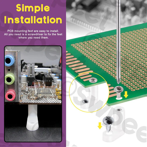 M3 Nylon Standoff Kit for Circuit Boards 321 Pieces Including Black Hex Spacers Nuts Screws and PCB Feet Insulated Mounting