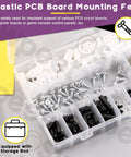 M3 Nylon Standoff Kit for Circuit Boards 321 Pieces Including Black Hex Spacers Nuts Screws and PCB Feet Insulated Mounting