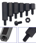 M3 Nylon Standoffs Hex Spacers Screws Nuts Assorted Kit For RC FPV Drone Quad Copter Frame And PCB Boards 180 Pieces Includes 6 Types M3 Threaded Male Female Standoffs For Electronics Projects