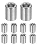 10 Pcs M3 304 Stainless Steel Spacers 3mm ID By 6mm OD By 8mm Length Standoff Bushings Plain Finish Silver For Screws Bolts DIY And Heavy Duty Projects