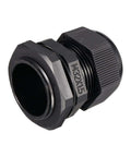 Two Pack M32 Cable Gland Waterproof Plastic Wire Glands Connector, 16-21mm Dia Wires, Dustproof, Thread Size 32mm By 1.5, Black