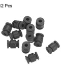 Reduce drone vibration and improve control with M3x13mm rubber damper balls for RC quads and FPV gimbals, black, pack of 12