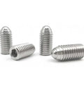 ✝️ M4 x 12mm Ball Point Set Screws, Thread Hex Socket Ball Spring Plungers Set, Hexagonal Socket Ball Plunger, 20Pcs