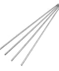M4 250mm Fully Threaded Rod Set of Four in 304 Stainless Steel with Right Hand Threads Ideal for Building Frames and Machinery.