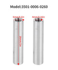 10Pcs M4 Round Female Nuts And Aluminum Alloy Standoff Columns 26mm Length 6mm Outer Diameter Thread Spacer Fasteners shown