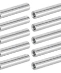 10Pcs M4 Round Female Nuts And Aluminum Alloy Standoff Columns 26mm Length 6mm Outer Diameter Thread Spacer Fasteners For Tight Spaces And Corner Mounts Versatile Connector For DIY Projects And Furniture