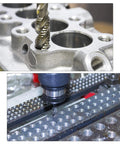M4 x 0.7 Spiral Flute Thread Tap, Metric Machine Threading Tap HSS Nitriding Coated used in metal machining.