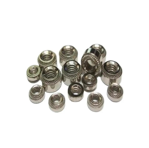 M4 Self Clinching Nuts 304 Stainless Steel CLS Pressure Riveting Nut 100Pcs, shown in a group, suitable for machinery and repair applications.