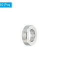 M4 Stainless Steel Spacers Set, 10 Pack Round Metal Standoffs, 4.1mm ID x 7mm OD x 2mm Thick, single spacer front view