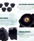 15 Piece M4 7 Star Knob Female Thread Nut Clamping Knob Grip Assortment Kit with eco-friendly materials and brass thread